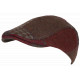 Béret Casquette Rouge et Marron en Laine Patchwork Mode Anglaise Windsaur CASQUETTES Nyls Création