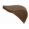 Béret Casquette Marron en Laine Mode Anglaise Tweed Réglable Morytz
