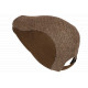 Béret Casquette Marron en Laine Mode Anglaise Tweed Réglable Morytz CASQUETTES Nyls Création