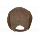 Béret Casquette Marron en Laine Mode Anglaise Tweed Réglable Morytz CASQUETTES Nyls Création