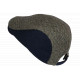 Béret Casquette Bleue marine en Laine Mode Anglaise Tweed Réglable Morytz CASQUETTES Nyls Création