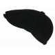 Beret Casquette Gavroche Velours Noir Côtelé Vintage Eshton CASQUETTES Nyls Création
