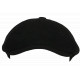 Beret Casquette Gavroche Velours Noir Côtelé Vintage Eshton CASQUETTES Nyls Création