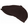 Beret Casquette Gavroche Velours Marron Côtelé Vintage Eshton