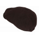 Beret Casquette Gavroche Velours Marron Côtelé Vintage Eshton CASQUETTES Nyls Création