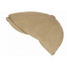 Beret Casquette Gavroche Velours Marron Clair Côtelé Vintage Eshton