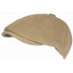 Beret Casquette Gavroche Velours Marron Clair Côtelé Vintage Eshton CASQUETTES Nyls Création