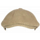 Beret Casquette Gavroche Velours Marron Clair Côtelé Vintage Eshton CASQUETTES Nyls Création