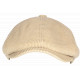 Beret Casquette Gavroche Velours Beige Côtelé Vintage Eshton CASQUETTES Nyls Création
