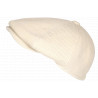 Beret Casquette Gavroche Velours Ecru Côtelé Vintage Eshton