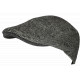 Béret Casquette Plate Grise en Laine Mode Anglaise Tweed Ajustable Cresty CASQUETTES Nyls Création