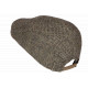 Béret Casquette Plate Marron en Laine Mode Anglaise Tweed Ajustable Cresty CASQUETTES Nyls Création