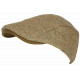 Béret Casquette Plate Beige en Laine Mode Anglaise Tweed Ajustable Cresty CASQUETTES Nyls Création