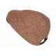 Béret Casquette Plate Rouge en Laine Mode Anglaise Tweed Ajustable Cresty CASQUETTES Nyls Création
