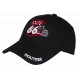 Casquette 66 Noire Style Biker Moto Americaine Vintage CASQUETTES Nyls Création