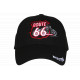 Casquette 66 Noire Style Biker Moto Americaine Vintage CASQUETTES Nyls Création