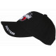 Casquette 66 Noire Look Biker Americaine Vintage Mother Road CASQUETTES Nyls Création