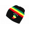 Bonnet Guyane Noir Fashion en Laine Coloris Rasta