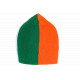 Bonnet Cote d'Ivoire Orange Blanc et Vert Drapeau Ivoirien BONNETS Nyls Création