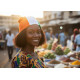 Bonnet Cote d'Ivoire Orange Blanc et Vert Drapeau Ivoirien BONNETS Nyls Création