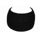 Bandeau Laine Femme Strass Noir Classe Headband Hiver Esfye Bandeau Nyls Création