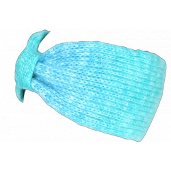 Bandeau Laine Femme Bleu Turquoise Noeud Chic Headband Hiver Ellye Bandeau Nyls Création