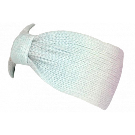 Bandeau Laine Femme Rose Bleu Noeud Chic Headband Hiver Ellye Bandeau Nyls Création
