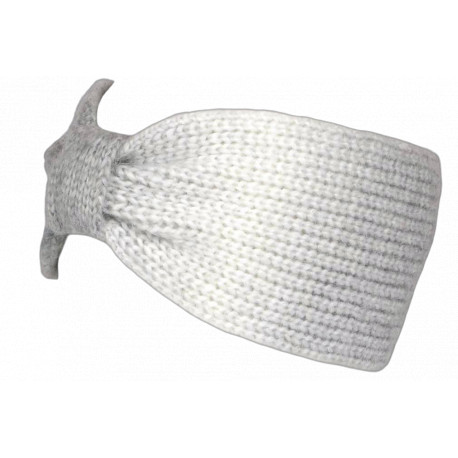 Bandeau Laine Femme Gris Noeud Chic Headband Hiver Ellye Bandeau Nyls Création