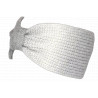Bandeau Laine Femme Gris Noeud Chic Headband Hiver Ellye
