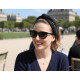 Bandeau Strass Femme Noir en Laine Noeud Classe Headband Hiver Merry Bandeau Nyls Création
