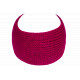 Bandeau Strass Femme Violet en Laine Noeud Classe Headband Hiver Merry Bandeau Nyls Création