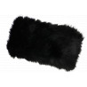 Bandeau Fourrure Noire Elegant Headband Hiver Chaud Maïa Bandeau Nyls Création