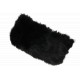 Bandeau Fourrure Noire Elegant Headband Hiver Chaud Maïa Bandeau Nyls Création