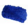 Bandeau Fourrure Bleu Electrique Elegant Headband Hiver Chaud Maïa