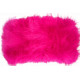 Bandeau Fourrure Rose Fuchsia Elegant Headband Hiver Chaud Maïa Bandeau Nyls Création