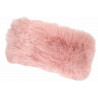 Bandeau Fourrure Rose Pastel Elegant Headband Hiver Chaud Maïa