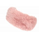 Bandeau Fourrure Rose Pastel Elegant Headband Hiver Chaud Maïa Bandeau Nyls Création