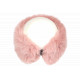 Bandeau Fourrure Rose Pastel Elegant Headband Hiver Chaud Maïa Bandeau Nyls Création