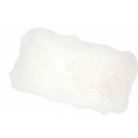 Bandeau Fourrure Blanc Elegant Headband Hiver Chaud Maïa Bandeau Nyls Création