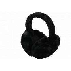 Cache Oreilles Noir en Fourrure Chaud et Classe Piable Hearver Bandeau Nyls Création