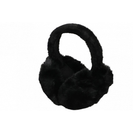 Cache Oreilles Noir en Fourrure Chaud et Classe Piable Hearver Bandeau Nyls Création