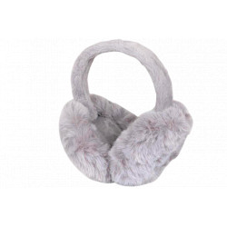 Cache Oreilles Gris en Fourrure Chaud et Classe Piable Hearver Bandeau Nyls Création
