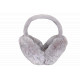 Cache Oreilles Gris en Fourrure Chaud et Classe Piable Hearver Bandeau Nyls Création