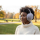 Cache Oreilles Gris en Fourrure Chaud et Classe Piable Hearver Bandeau Nyls Création