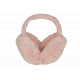 Cache Oreilles Rose en Fourrure Chaud et Classe Piable Hearver Bandeau Nyls Création