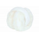 Cache Oreilles Blanc en Fourrure Chaud et Classe Piable Hearver Bandeau Nyls Création
