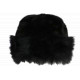Toque Chapka Fourrure Noire Femme Classe Doublure Polaire Masha BONNETS Nyls Création