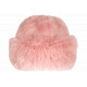Toque Chapka Fourrure Rose Femme Classe Doublure Polaire Masha BONNETS Nyls Création