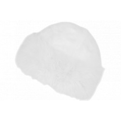 Toque Chapka Fourrure Blanche Femme Classe Doublure Polaire Masha BONNETS Nyls Création
