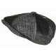 Casquette Gavroche Gris Patchwork en Laine Style Anglais Vintage Surwal CASQUETTES Nyls Création
